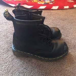 Kids black Doc Martens boots - size 9kids.
